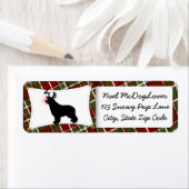 ニューファンドランド・クリスマス ラベル (インサイチュ)