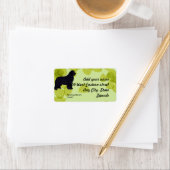 ニューファンドランド – グリーン離れデザイン ラベル (インサイチュ)