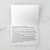 ニューファンドランド・サンセット同情カード カード (内部)