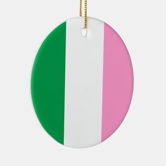 ニューファンドランド・トリカラー国旗(カナダ) セラミックオーナメント (右)