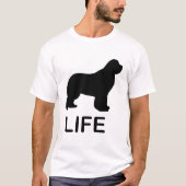 ニューファンドランド・ドッグの暮らし Tシャツ (正面)