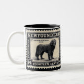 ニューファンドランド・ドッグ・ギフト ツートーンマグカップ (左)