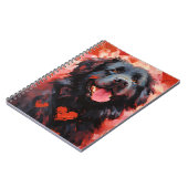 ニューファンドランド・ドッグ・ヴァレンティネスの日 ノートブック (左側)