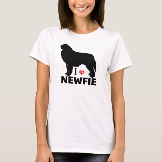 ニューファンドランド・ニューフィー・ドッグ大好き Tシャツ (正面)
