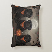 ニューファンドランド・ハロウィン不気味 アクセントクッション (正面(垂直))