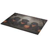 ニューファンドランド・ハロウィン不気味 カッティングボード (角)
