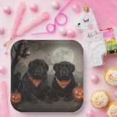 ニューファンドランド・ハロウィン不気味 ペーパープレート (パーティー)