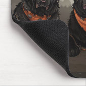 ニューファンドランド・ハロウィン不気味 マウスパッド (コーナー)