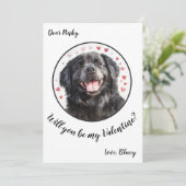 ニューファンドランド　バレンタインデーのカスタマイズカード シーズンカード (スタンド正面)