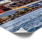 ニューファンドランド、パノラマの街並み写真、 ポスター (コーナー)