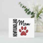 ニューファンドランド ママ 2 ポストカード (スタンド正面)