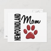 ニューファンドランド ママ 2 ポストカード (正面/裏面)