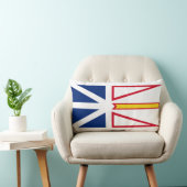 ニューファンドランド・ラブラドール国旗の装飾用クッション ランバークッション (椅子)