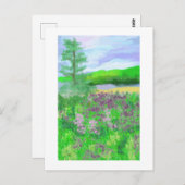 ニューファンドランド・ランドスケープ・アート ポストカード (正面/裏面)