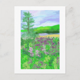 ニューファンドランド・ランドスケープ・アート ポストカード