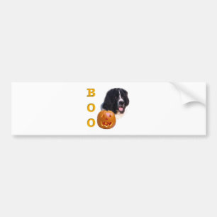 ニューファンドランド(土地所有者)ハロウィーンブー バンパーステッカー