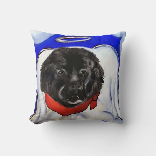 ニューファンドランド 犬 クッション (正面)
