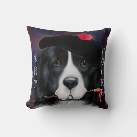 ニューファンドランド 犬 クッション (正面)