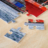 ニューファンドランド、街並み写真、 ジグソーパズル (側面)