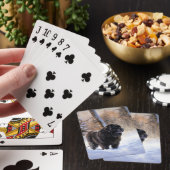 ニューファンドランド、雪のクリスマス トランプ (インサイチュ)