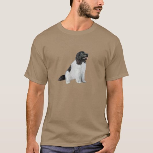 ニューファンドランド (C) - ランドシーア #1 Tシャツ (正面)