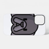 ニューファンドランド iPhoneケース (裏面横)