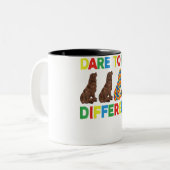 ニューファンドランド | Newfie Dog Gives ツートーンマグカップ (正面左)