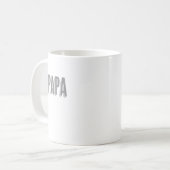 ニューファーザーパパ文字 コーヒーマグカップ (正面左)