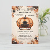 ニューファームピンクブルー秋ガールパンプキンジェンダーリビール 招待状 (スタンド正面)