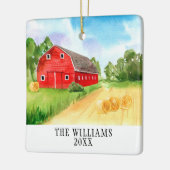 ニューファームファミリークリスマスオーナメント セラミックオーナメント (左)