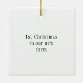 ニューファームファミリークリスマスオーナメント セラミックオーナメント (裏面)