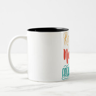 ニューフィーの母ニューファンドランド素晴らしドリラックスッグ ツートーンマグカップ