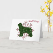 ニューフィー・ティディンズ・グリッター カード (黄色い花)