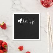 ニューフィー | Heartbeat Newfoundland |かわいい写真 スタンダードカクテルナプキン (インサイチュ)