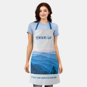 ニューフォウンドギャップサンライズスモ素晴らしーキー山脈 エプロン (着用した状態)