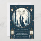 ニューフォレストスターズスノーブライトウィンターブライダルシャワー 招待状 (正面)