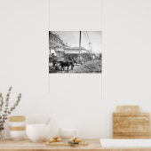 ニューフランスのオーリンズの市場， 1906.ヴィンテージ写真 ポスター (キッチン)