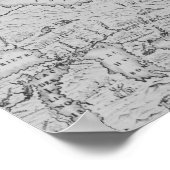 ニューフランスまたはカナダの地図 ポスター (角)