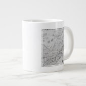 ニューフランス·カナダ地図 ジャンボコーヒーマグカップ (正面右)