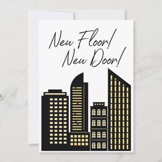 ニューフロアニュードアニューアパートメントアナウンスメント 案内状 (正面)