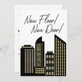 ニューフロアニュードアニューアパートメントアナウンスメント 案内状 (正面/裏面)