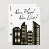 ニューフロアニュードアニューアパートメント 案内ポストカード (正面/裏面)