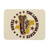 ニューブラウンフェルス,テキサス州 マグネット (横)