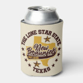 ニューブラウンフェルス，テキサス州 缶クーラー (缶正面)