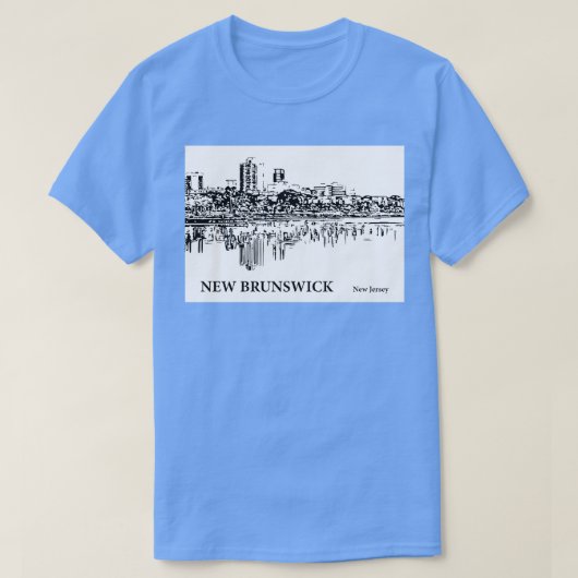 ニューブランズウィックニュージャージー2 Tシャツ (デザイン正面)