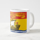 ニューブランズウィック国旗 ジャンボコーヒーマグカップ (正面右)