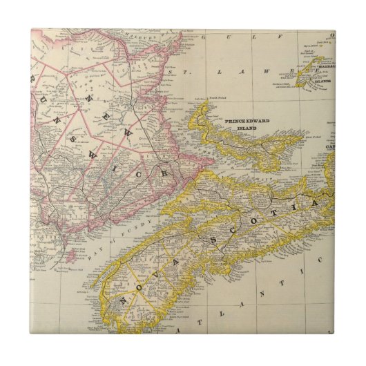 ニューブランズウィック、ノバスコシア タイル (正面)