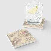 ニューブランズウィック、ノバスコシア、ニューファウンドランド3 ストーンコースター (横)