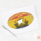 ニューブランズウィック 楕円形シール (封筒)