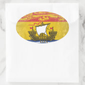 ニューブランズウィック 楕円形シール (バッグ)